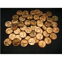 Gem BU Roll 1956 D Lincoln Cents