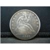 Image 1 : 1869 Seated Half Dollar AU Better Date