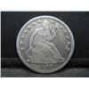 Image 1 : 1868 Seated Half Dollar XF Semi Key Date