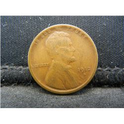 1912 S Lincoln Cent Semi Key Date