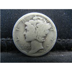 1926 S Mercury Dime Semi Key Date