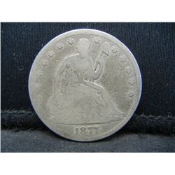 1877 Seated Half Dollar
