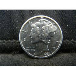1927 D Mercury Dime AU Better Date