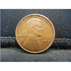 1913 S Lincoln Cent CH BU+++ Nice Unc. Coin