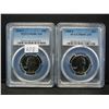 Image 1 : (2) 1968 S Washington Quarters PCGS PR68Cameo