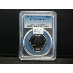 1971 S Washington Quarter PCGS PR68CAM