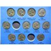 Image 4 : (51) Jefferson Nickels in Album Including all (9) Silver Nickels
