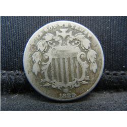 1882 Shield Nickel Nice