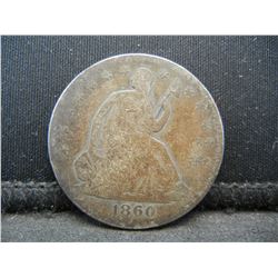 1860 O Seated Half Dollar