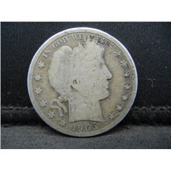 1905 O Barber Half Dollar