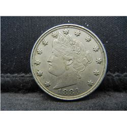 1883 Liberty Head V  Nickel  w/o Cents - Higher Grade