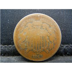 1865 Two Cent Piece