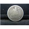 Image 1 : 1887 Seated Dime