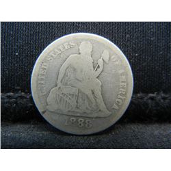 1888 Seated Dime