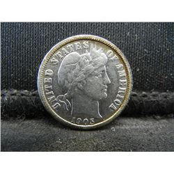 1905 Barber Dime Higher Grade