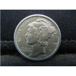 1924 Mercury Dime XF++