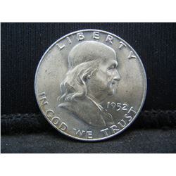 1952 D Franklin Half Dollar Gem BU
