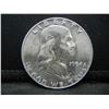 Image 1 : 1954 Franklin Half Dollar CH BU Crisp BU