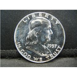 1957 Gem Proof Franklin Half Dollar