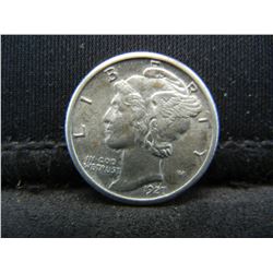 1927 Mercury Dime AU
