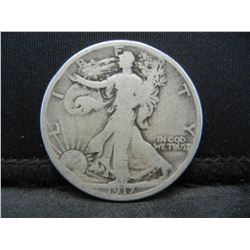 1917 S Walking Liberty Half Dollar