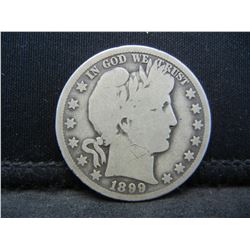1899 O Barber Half Dollar