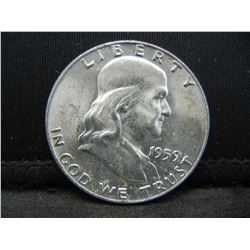 1959 Franklin Half Dollar CH BU++