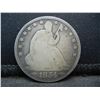 Image 1 : 1854 O Arrows Seated Half Dollar Better Date