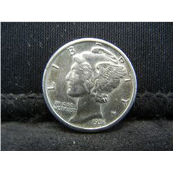 1936 Mercury Dime CH BU