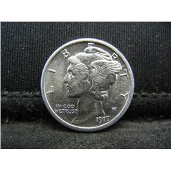 1917 D Mercury Dime CH BU Nice Tough Date