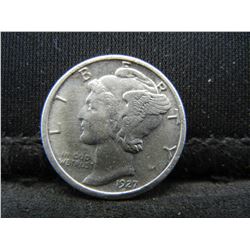 1927 D Mercury Dime Strong Details