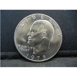 1973 Ike Dollar GEM BU Frosty