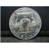 Image 2 : 1961 Franklin Half Dollar CH BU Frosty