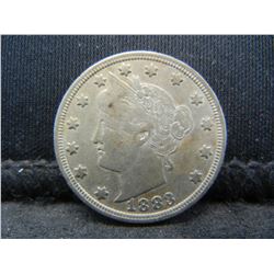 1883 Liberty Nickel w/o Cents Strong Details