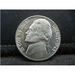 1943 P Silver Jefferson Nickel Gem BU