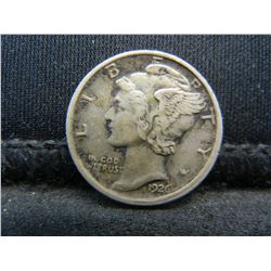 1926 D Mercury Dime XF