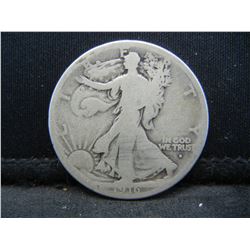 1916 D Walking Liberty Half Dollar Key Date