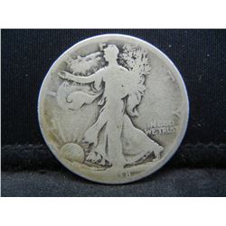 1918 D Walking Liberty half dollar