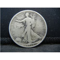 1918 S Walking Liberty Half Dollar Better Date