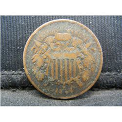 1864 Two Cent Piece