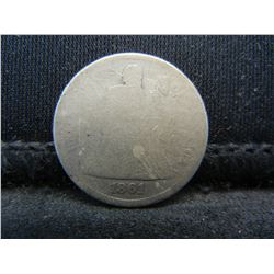 1861 Seated Dime