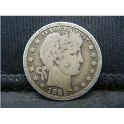 1895 Barber Quarter Better Date