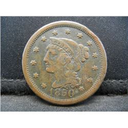1850 Large Cent XF