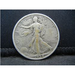 1934 Walking Liberty Half Dollar Strong Details