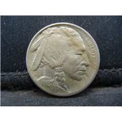 1913 Buffalo Nickel type1 AU+
