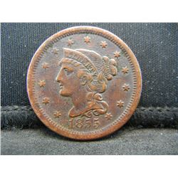 1855 Large Cent VF/XF