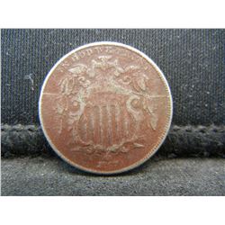 1867 Shield Nickel
