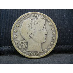 1909 Barber Half Dollar