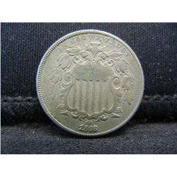 1868 Shield Nickel Strong Details