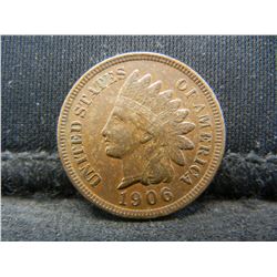 1906 Indian Cent AU+ Nice